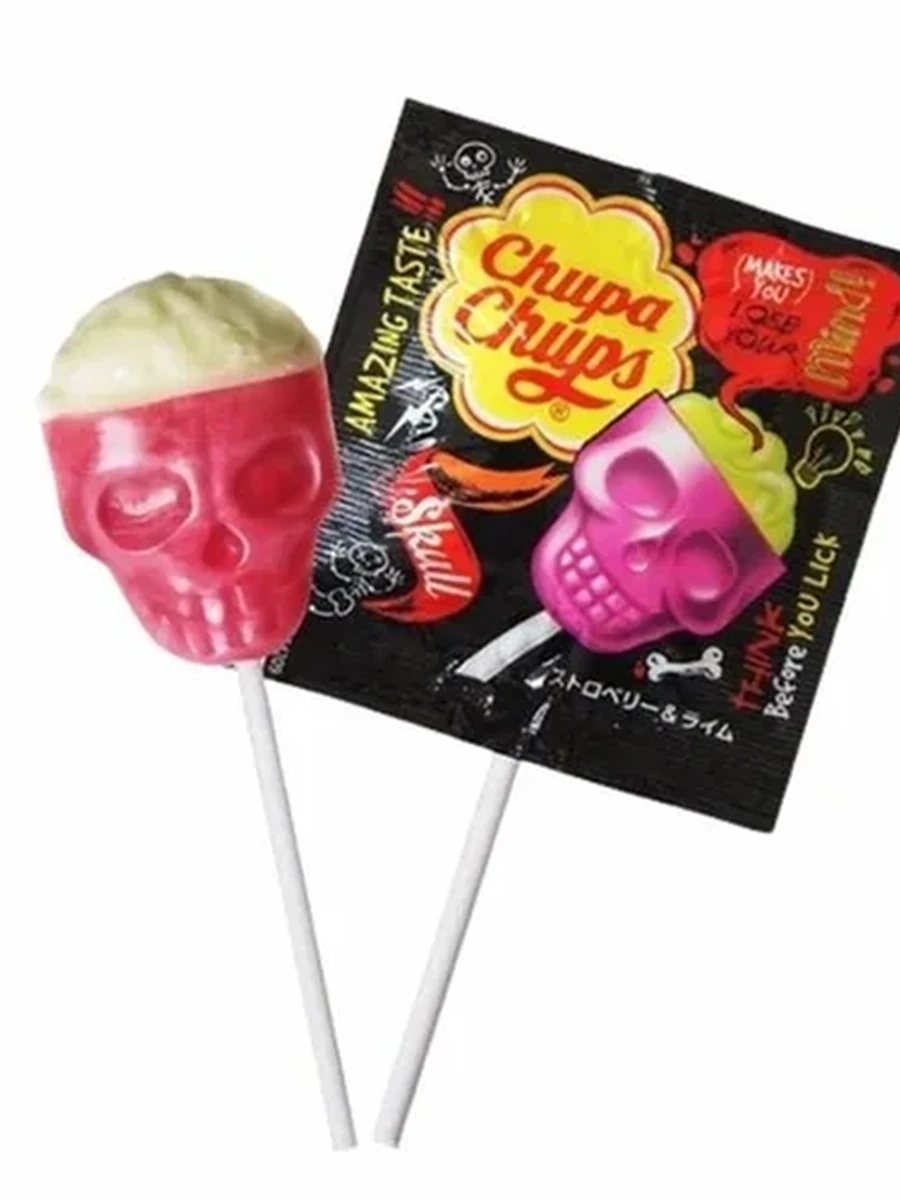 КАРАМЕЛЬ CHUPA CHUPS 3D ЧЕРЕП 15ГР
