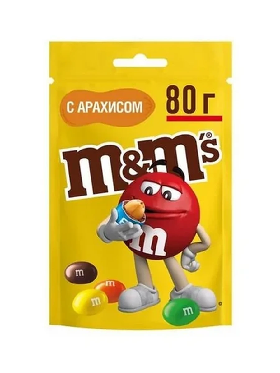 ДРАЖЕ M&M'S MAXI С АРАХИСОМ 80ГР