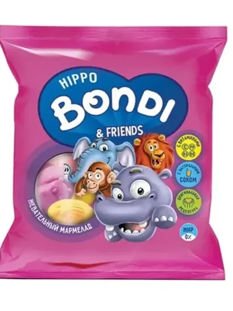Мармелад Hippo Bondi&Friends 100гр