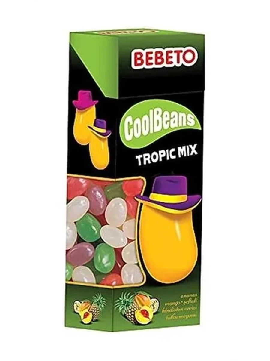 МАРМЕЛАД BEBETO COOL BEANSS ТРОПИК 36ГР