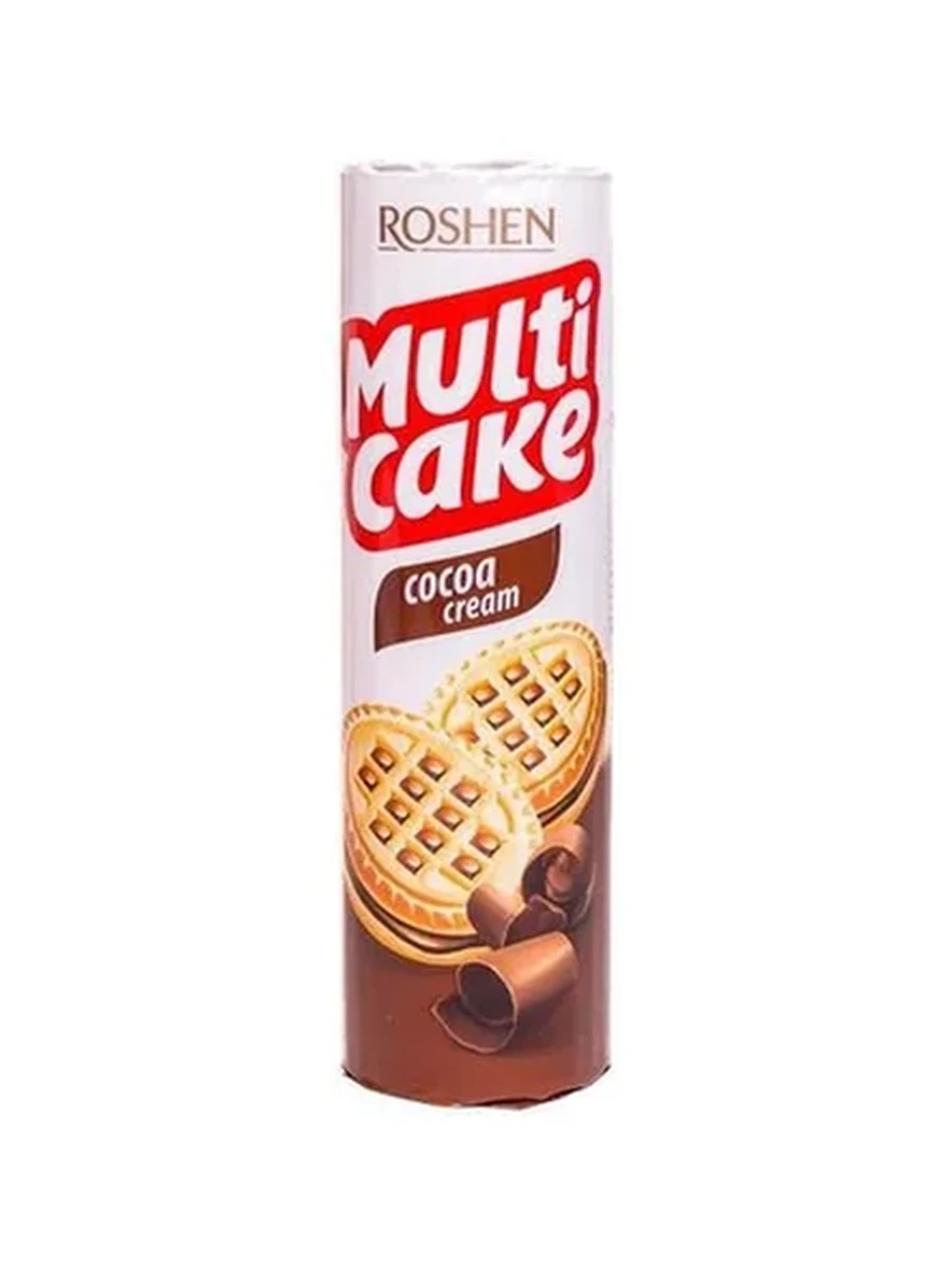 ПЕЧЕНЬЕ ROSHEN MULTICAKE С КАКАО 180ГР