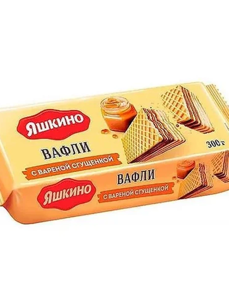 ВАФЛИ KDV С ВАРЕНОЙ СГУЩЕНКОЙ 300ГР