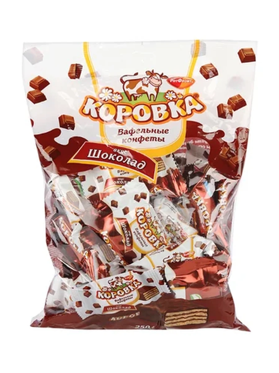КОНФЕТЫ КОРОВКА ШОКОЛАД 250ГР
