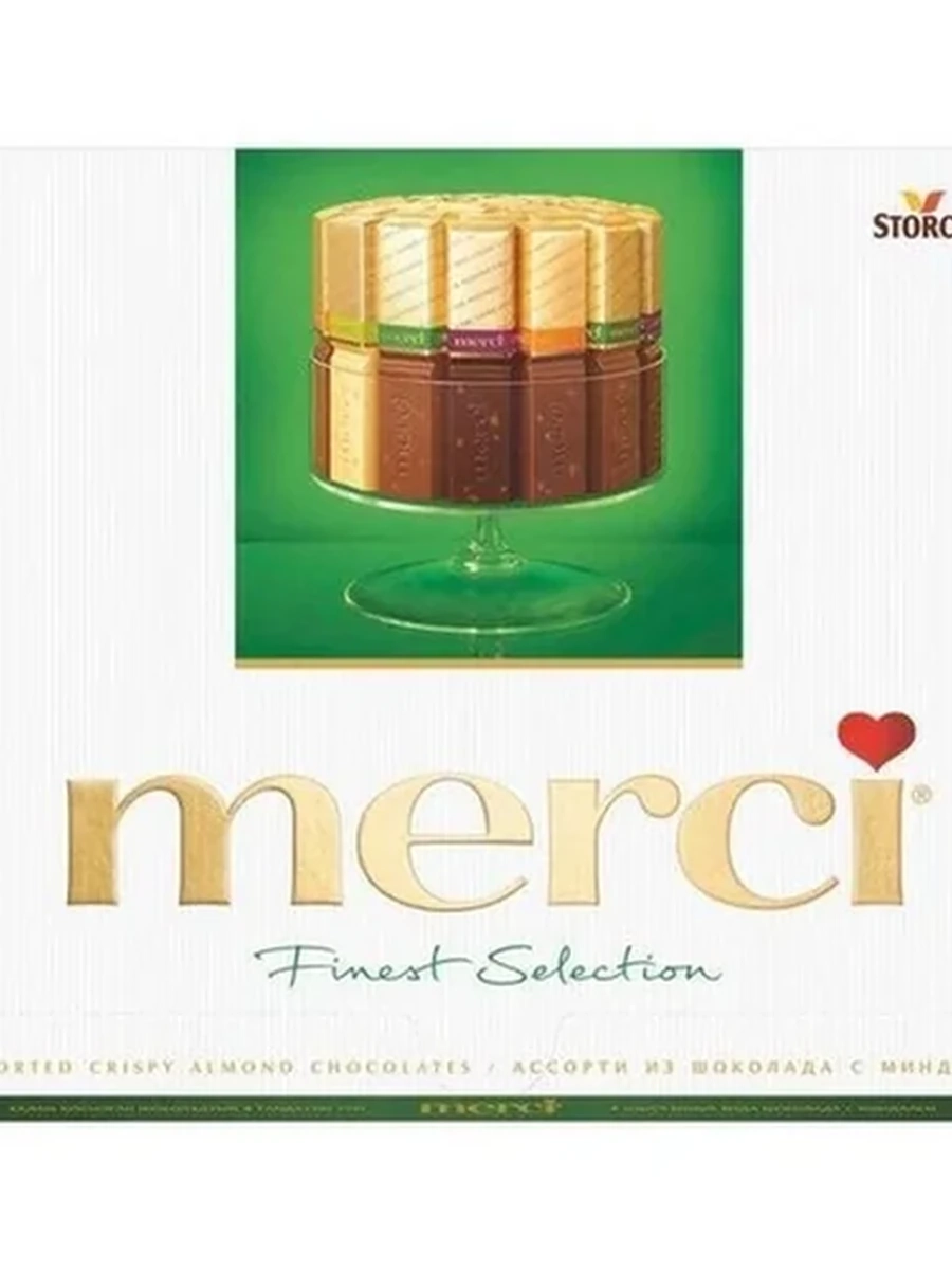 КОНФЕТЫ MERCI ALMOND МИНДАЛЬ НАБОР 250ГР