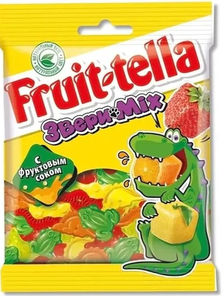 Мармелад Fruitella Звери 70гр