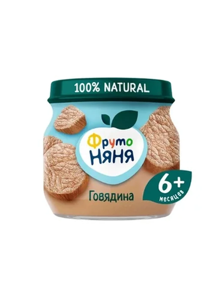 ПЮРЕ ФРУТО НЯНЯ ГОВЯДИНА СТ/Б 80ГР