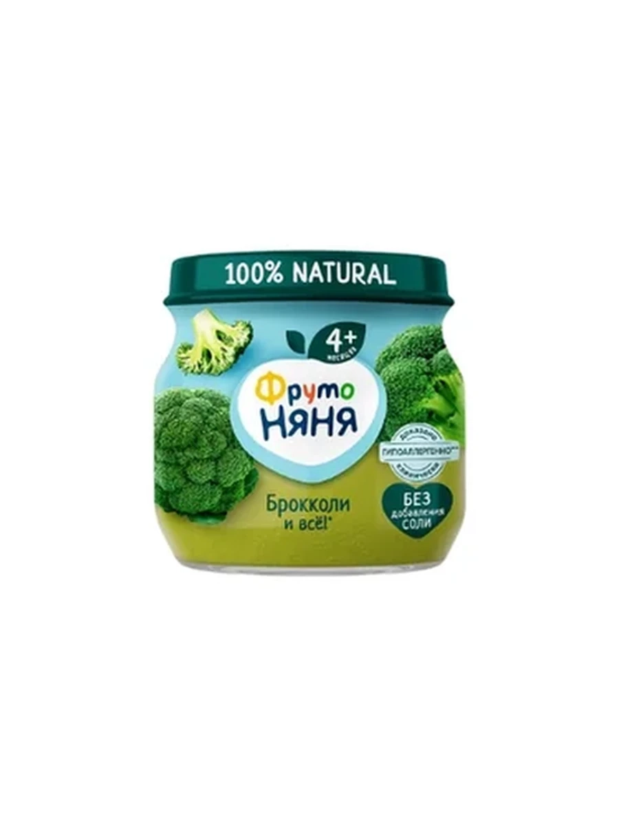 ПЮРЕ ФРУТО НЯНЯ БРОКОЛЛИ СТ/Б 80ГР