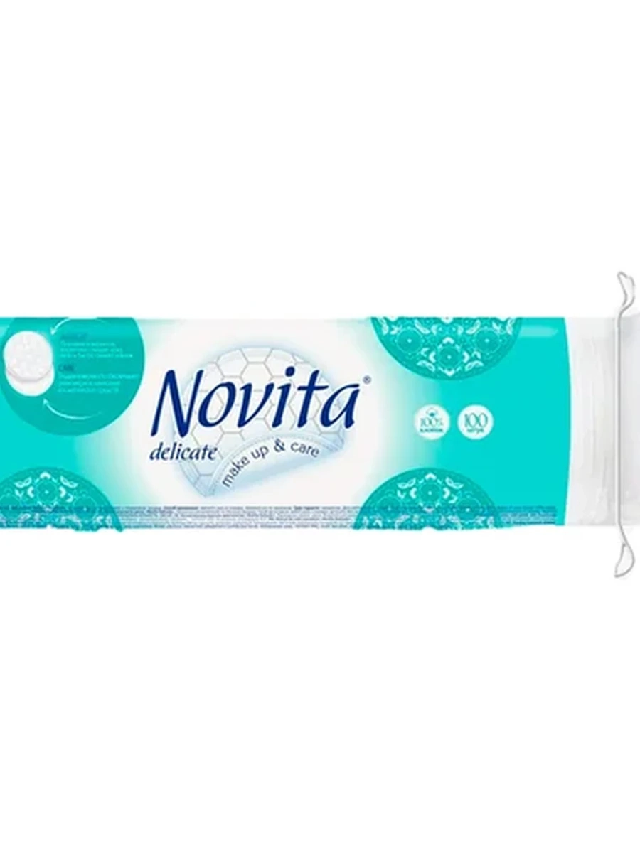 ДИСКИ ВАТНЫЕ NOVITA 100ШТ
