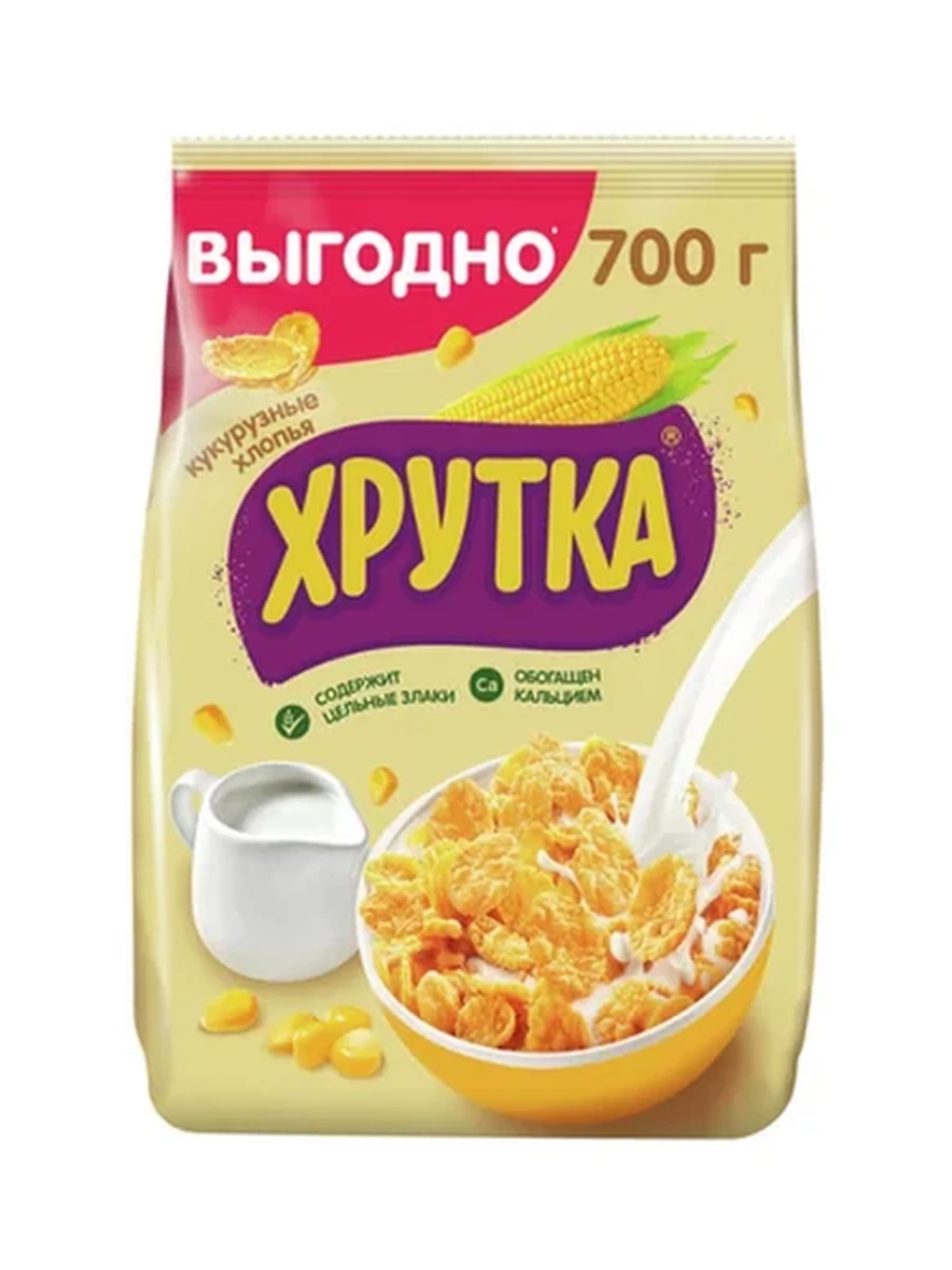 ЗАВТРАК ГОТОВЫЙ ХРУТКА СЕМЕЙНЫЙ ФОРМАТ 700ГР