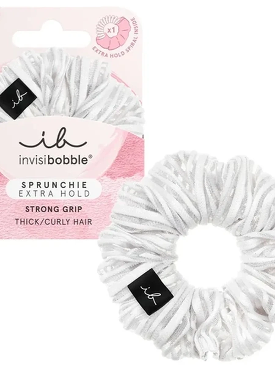 Invisibobble 3376 Sprunchie Extra Hold Pure White