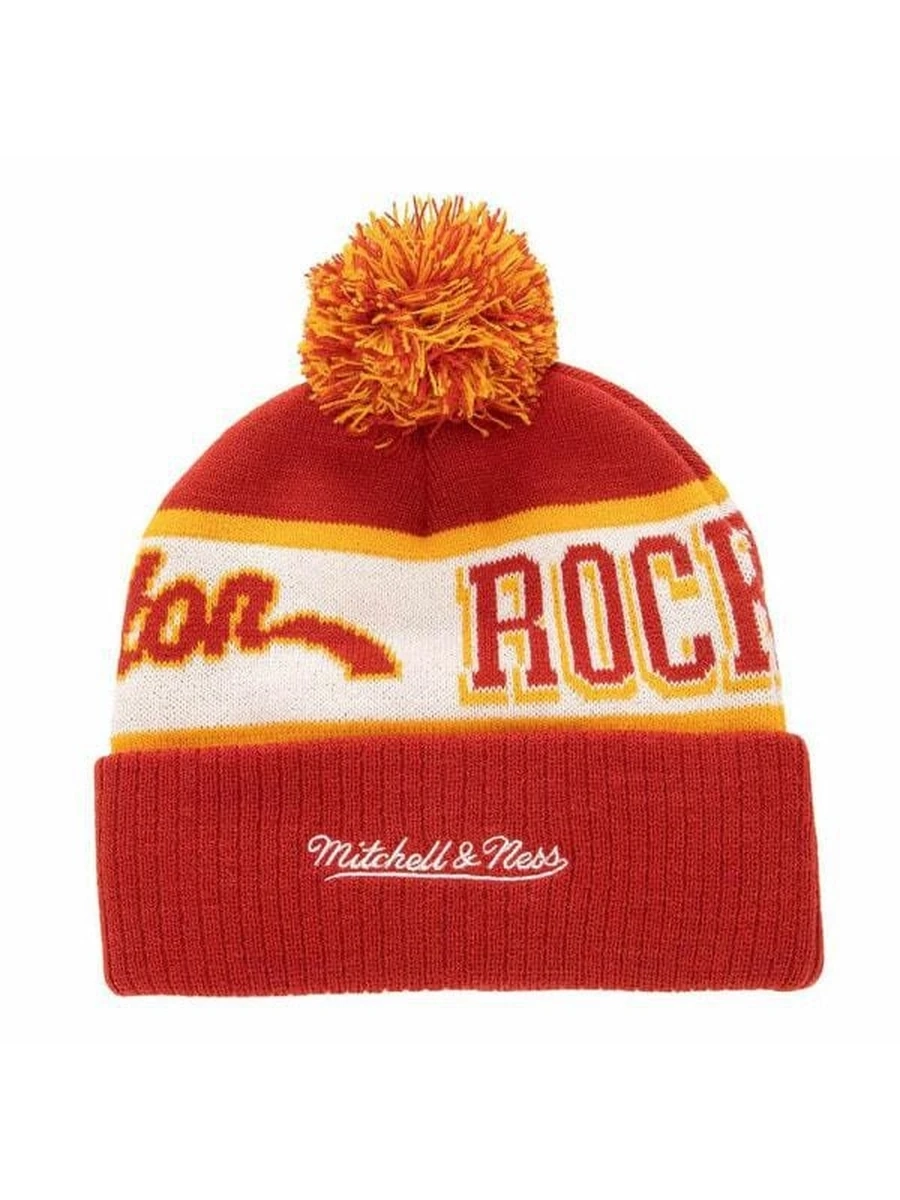 Шапка вязаная мужская для улицы Mitchell&Ness HK9726HRORED1