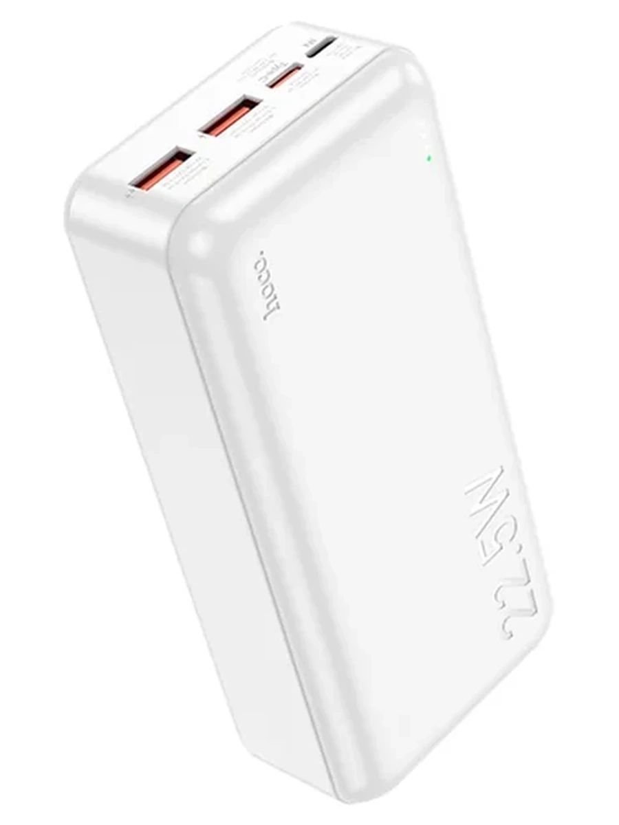 Повербанк 30000 mah с быстрой зарядкой / Черный / Powerbank HOCO