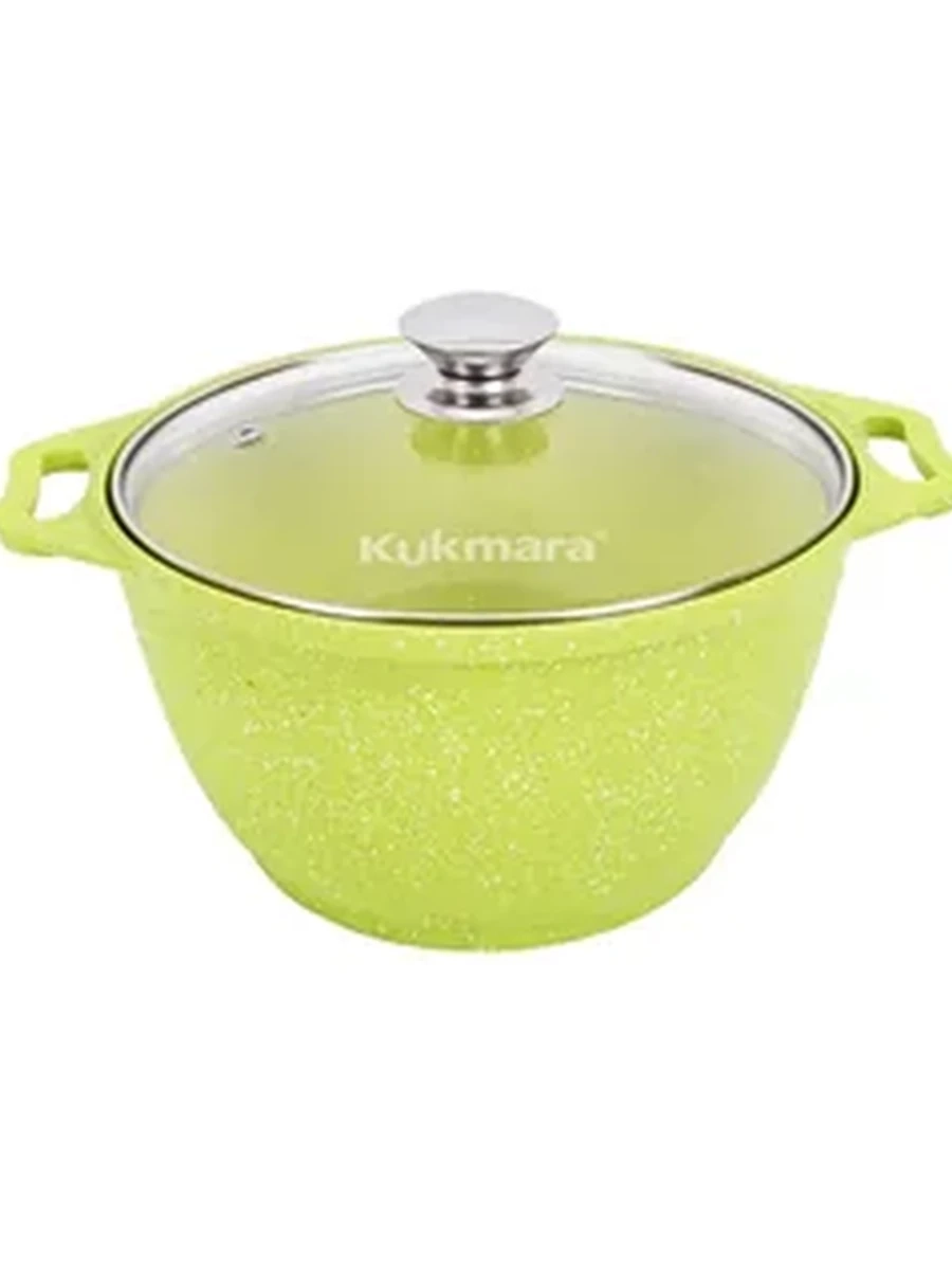 Кастрюля Kukmara объёмом 3 литра из коллекции Trendy style (Lime)