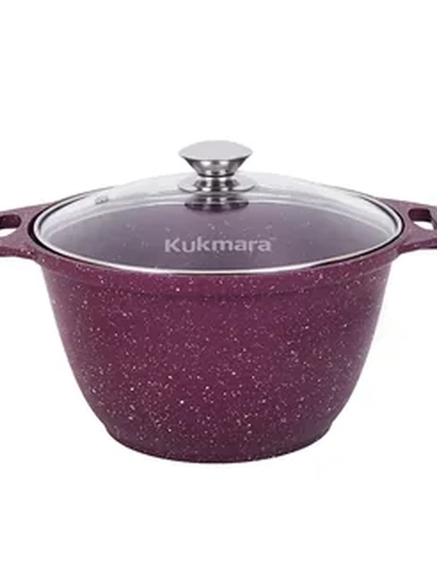 Кастрюля Kukmara 4 л со стеклянной крышкой, АП линия Trendy style (Mystery)