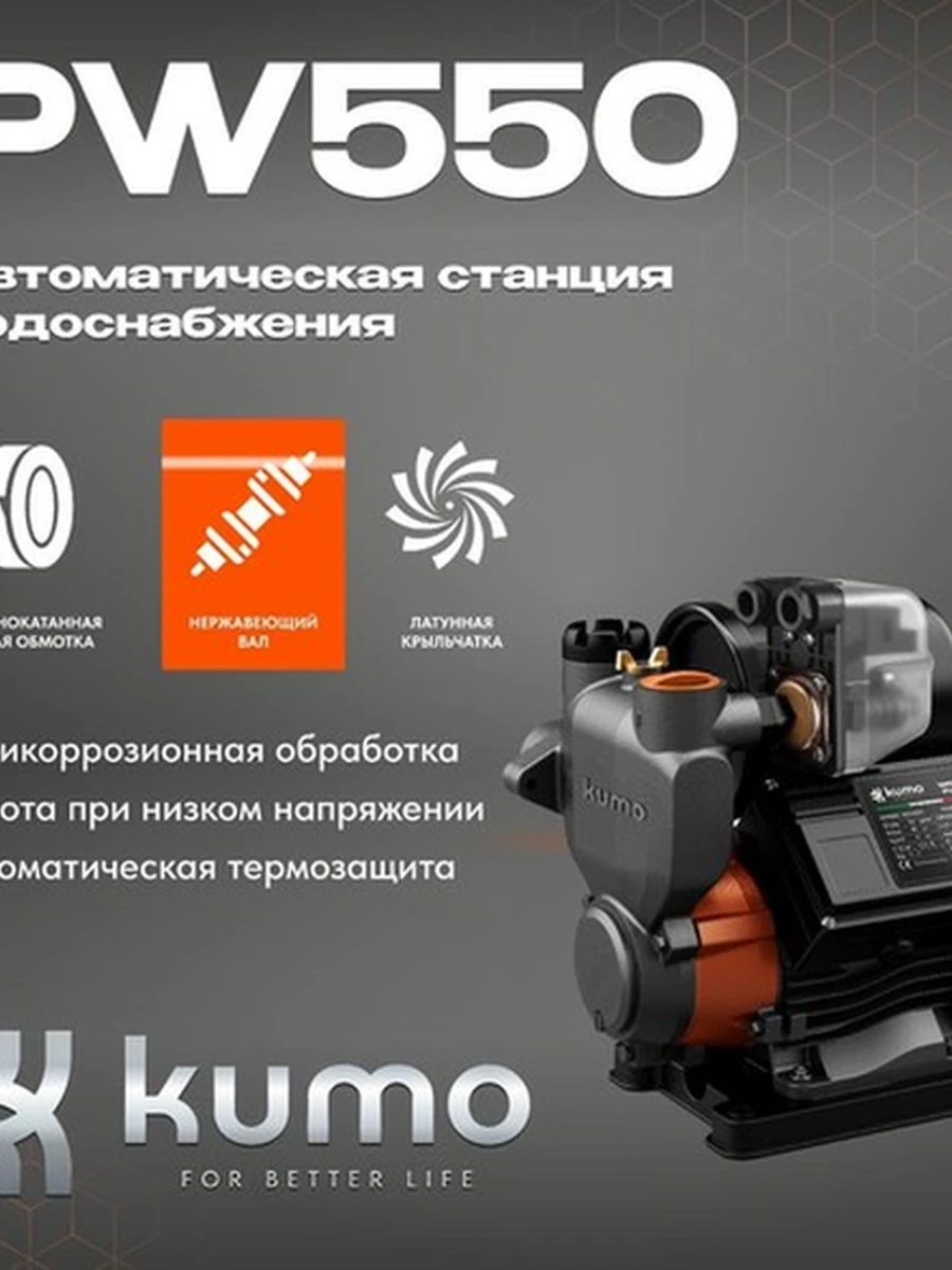 Автоматическая насосная станция PW550