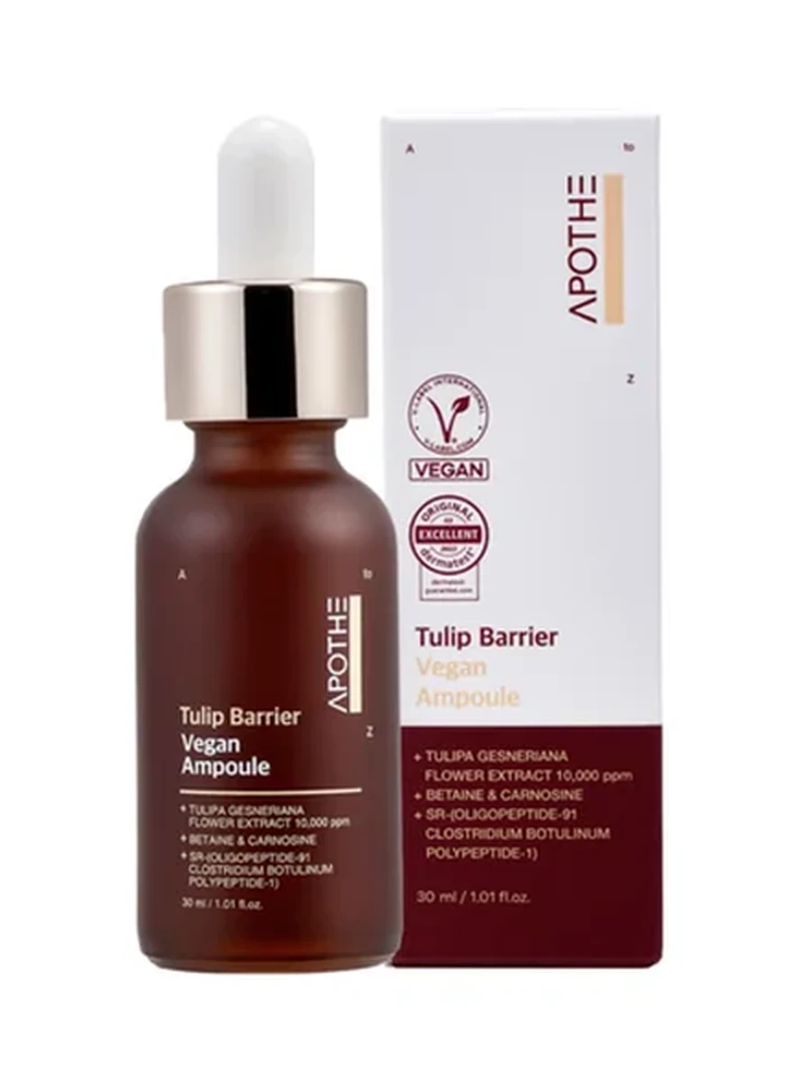 APOTHE Tulip Barrier Vegan Ampoule Сыворотка для лица с пептидами 30 мл