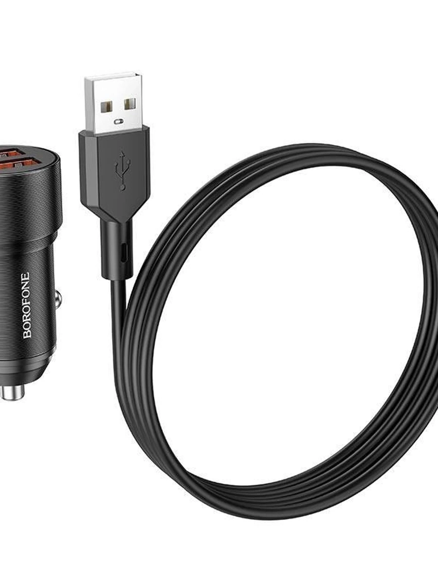 Автомобильный зарядный устройства  от фирмы BOROFONE