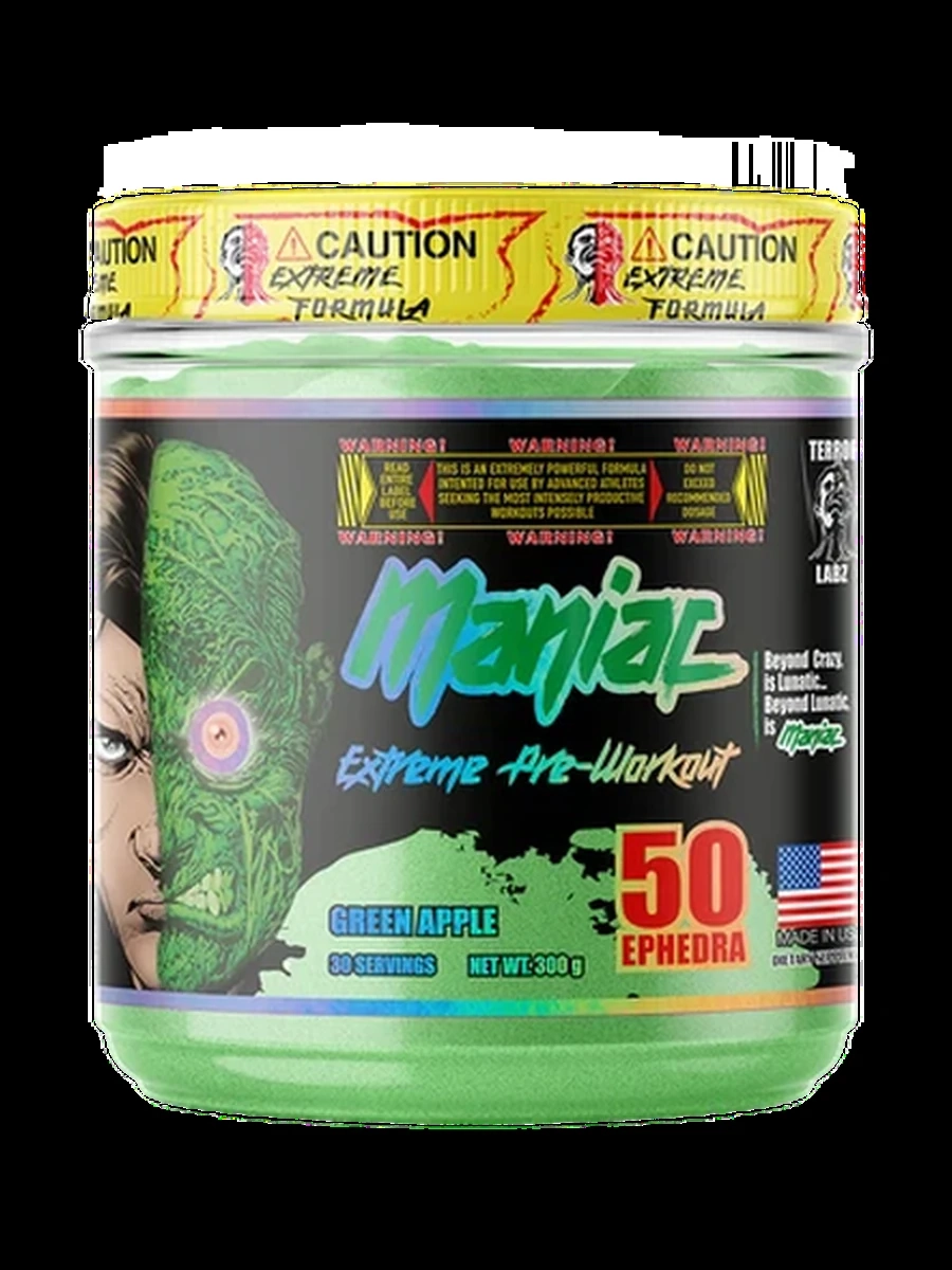 Pre-workout ManiacTerror Labz 30 порц.