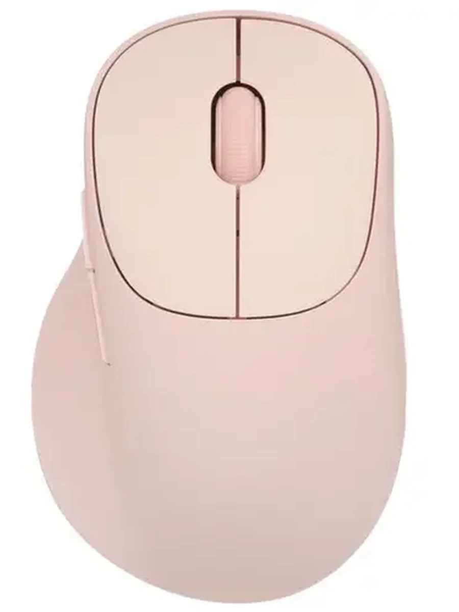 Мышь беспроводная Xiaomi Wireless Mouse 3 Color Comfort Edition BHR08JHCN [1200 DPI, silent, бок. кн., 65гр, АА] Pink