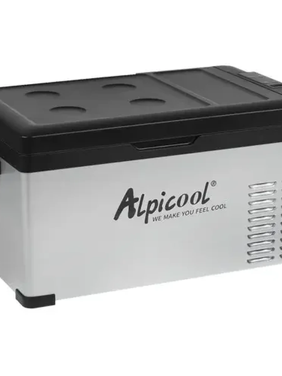 Компрессорный холодильник автомобильный ALPICOOL C25 серый [25 л, 60 Вт, 37.5 см x 30.7 см x 65 см]