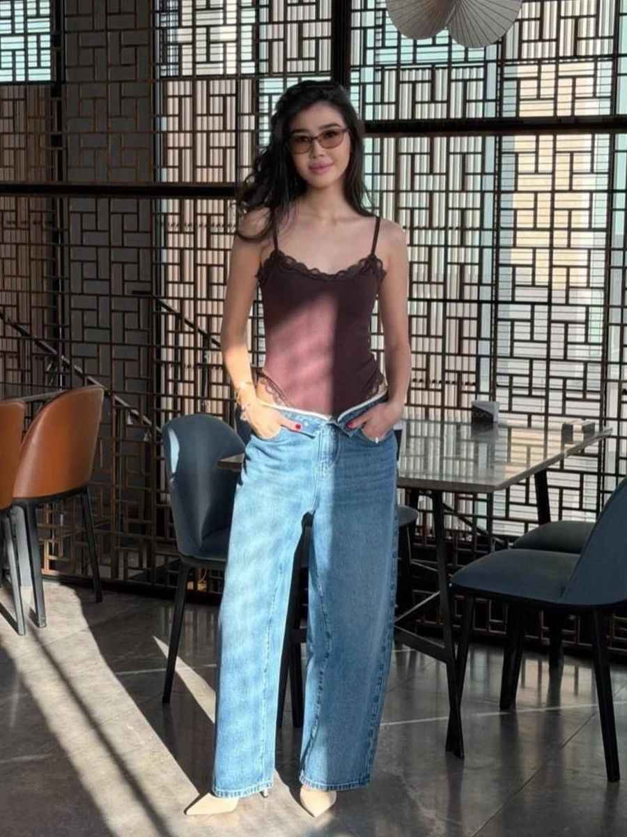 Боди-топ LuxeMunzy_brand коричневый