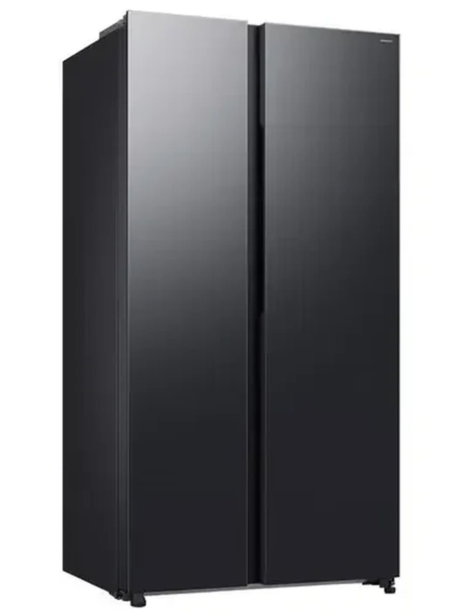 Холодильник с распашными дверями (Side by Side)  Samsung RS70F65Q1FWT черный [No Frost/91.2 см х 178 см х 71.6 см /647 л/дисплей/инверторный]