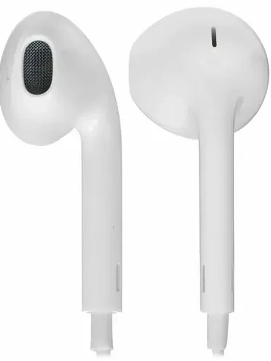 Наушники проводные Deppa Stereo Air Lightning [вкладыши, закрытые, разъем Lightning, белые]