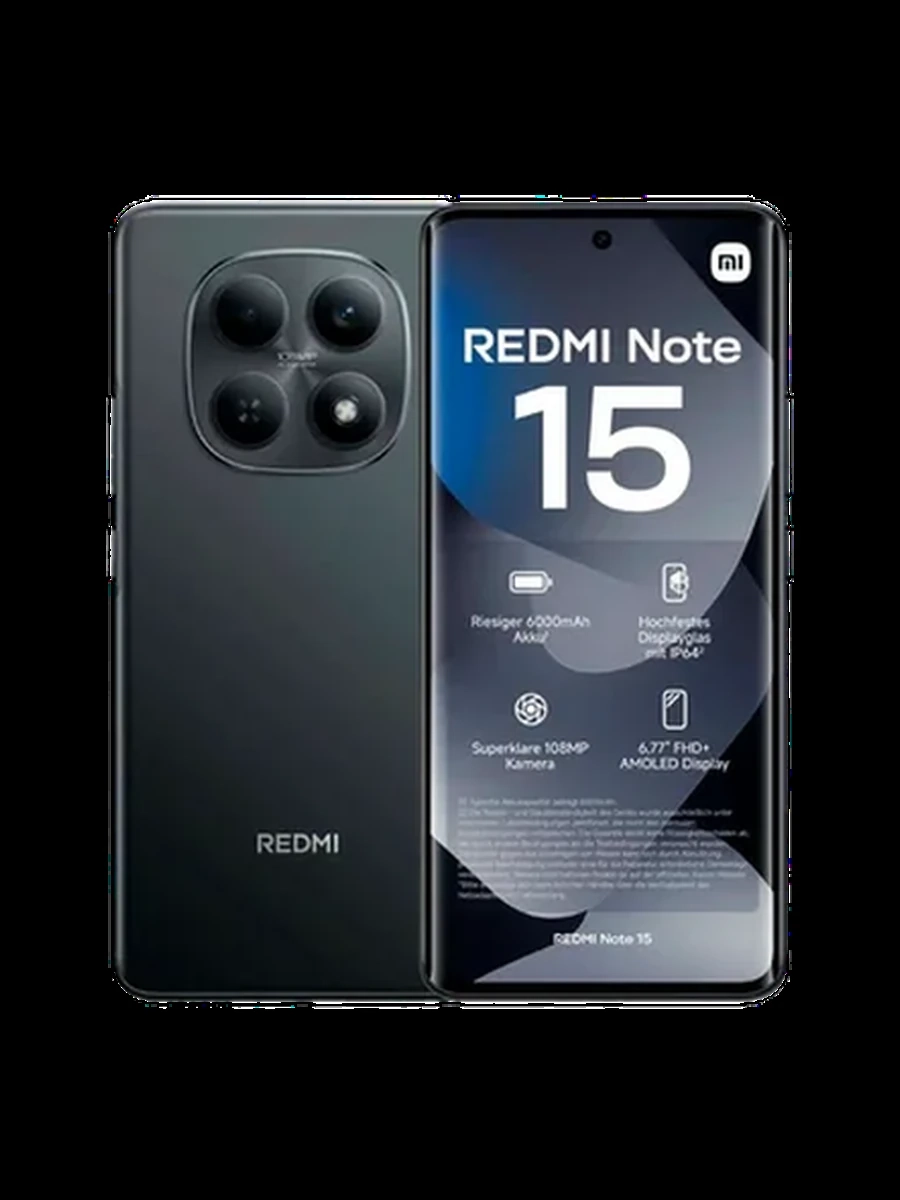 Смартфон Redmi Note 15 8/256GB Black
