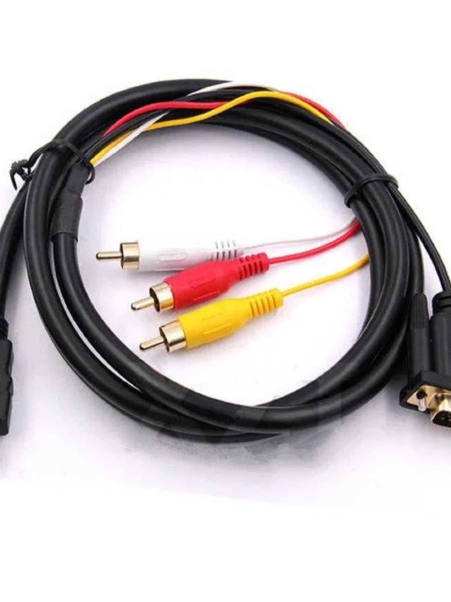 HDMI 3в1 Шнур  HDMI+VGA+Колокольчик