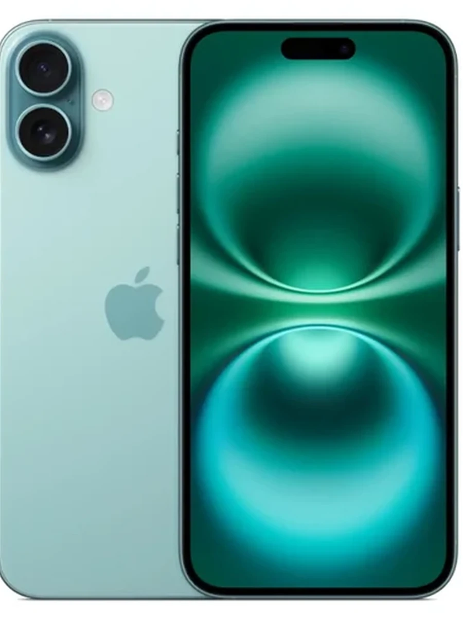 Смартфон Apple iPhone 16 Plus 128 ГБ зеленый