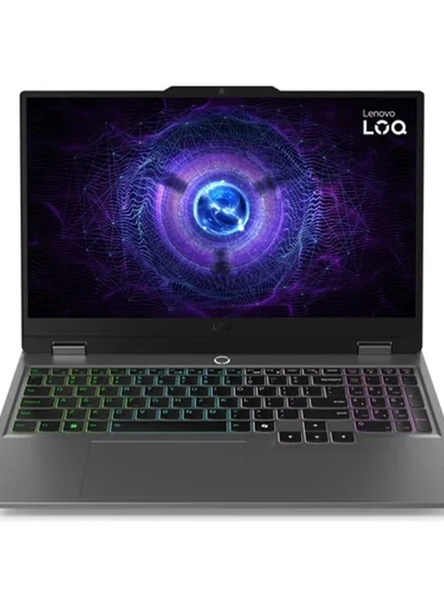 Ноутбук Lenovo LOQ [15.6"], (Intel Core i7-13650HX 14/20, 4.90ГГц, 24МБ, 10нм + NVIDIA RTX 4050 6ГБ), 64ГБ DDR5, 1000ГБ NVME, 15.6" IPS 1920x1080, NO, Серый