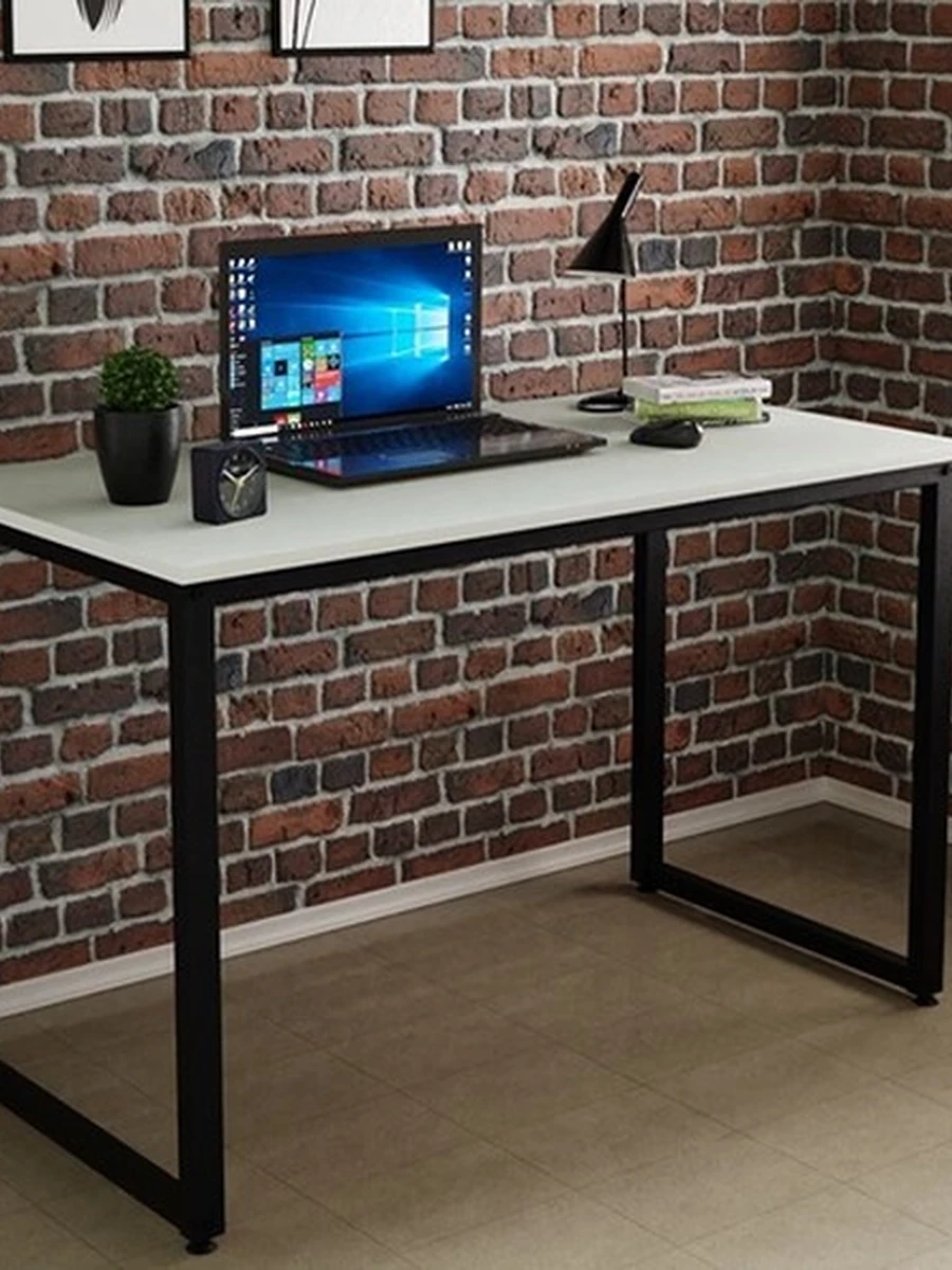 Компьютерный стол Loft 120х60 белый