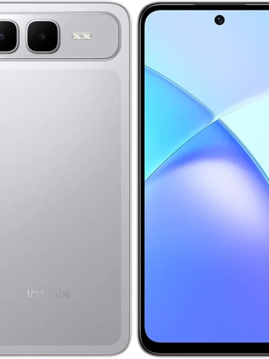 Смартфон Infinix SMART 10 Plus 128 ГБ серебристый