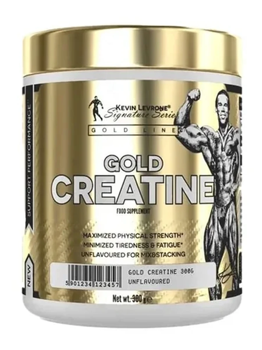 Креатин Моногидрат Kevin Levrone Gold 300гр со вкусами.