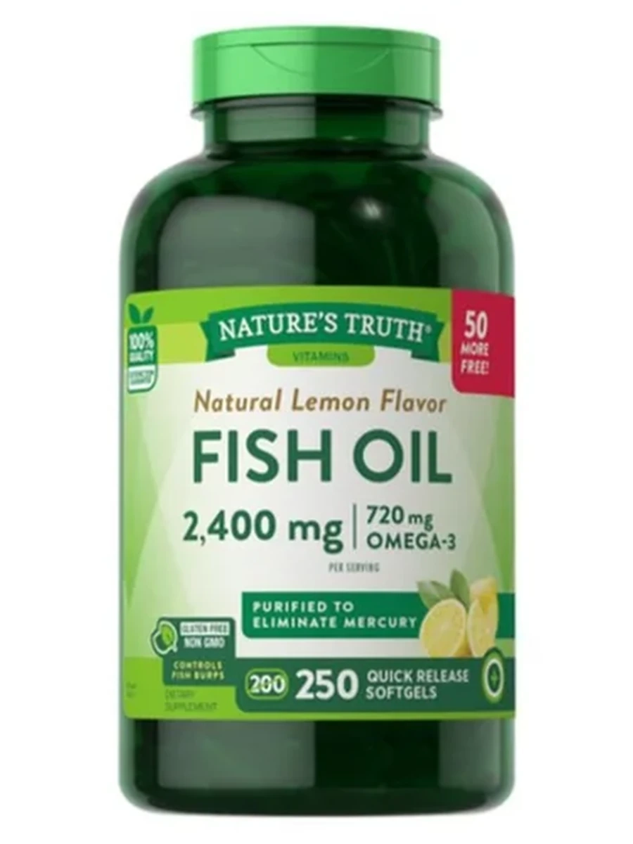 Омега 3 Natures’s Truth 250 капс.