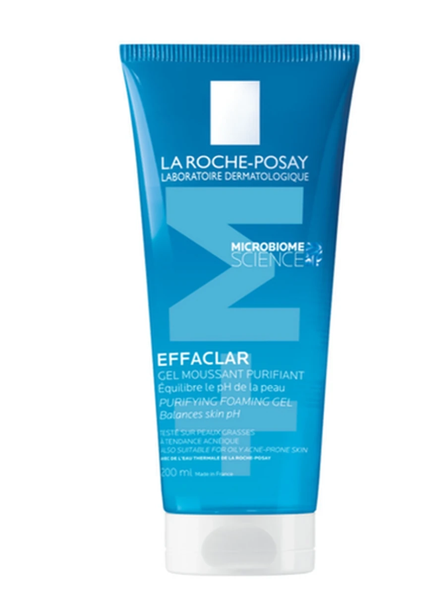 LA ROCHE-POSAY EFFACLAR Пенящийся гель для жирной кожи 200мл.
