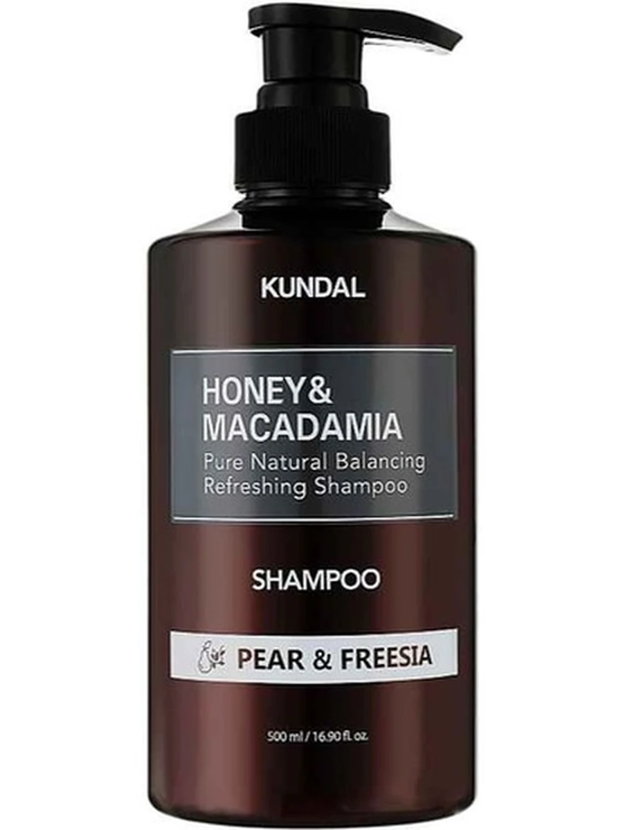 KUNDAL Honey/Macadamia Pear & Freesia Шамп.для волос.500мл