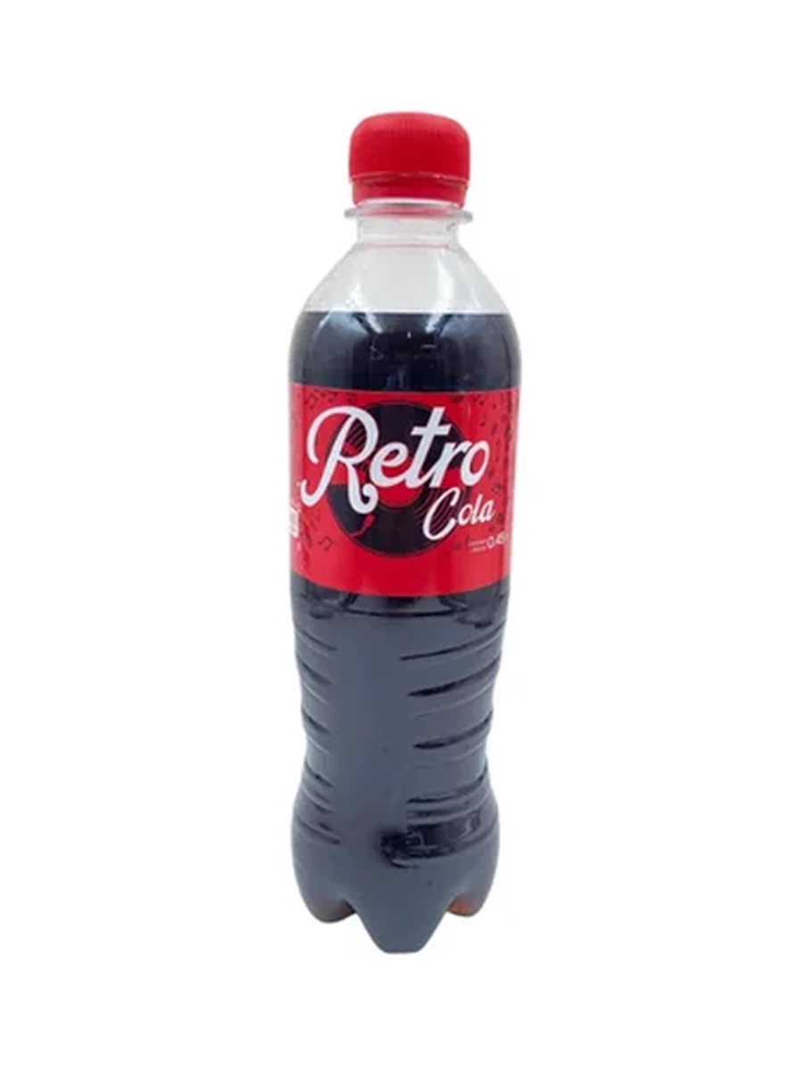 НАПИТОК RETRO COLA Б/А ГАЗ. 0,45Л ПЭТ