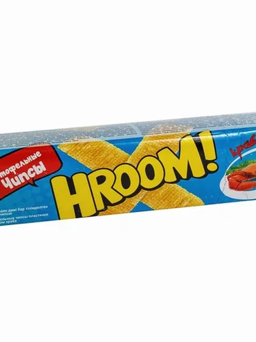 ЧИПСЫ HROOM СО ВКУСОМ КРАБА 40ГР