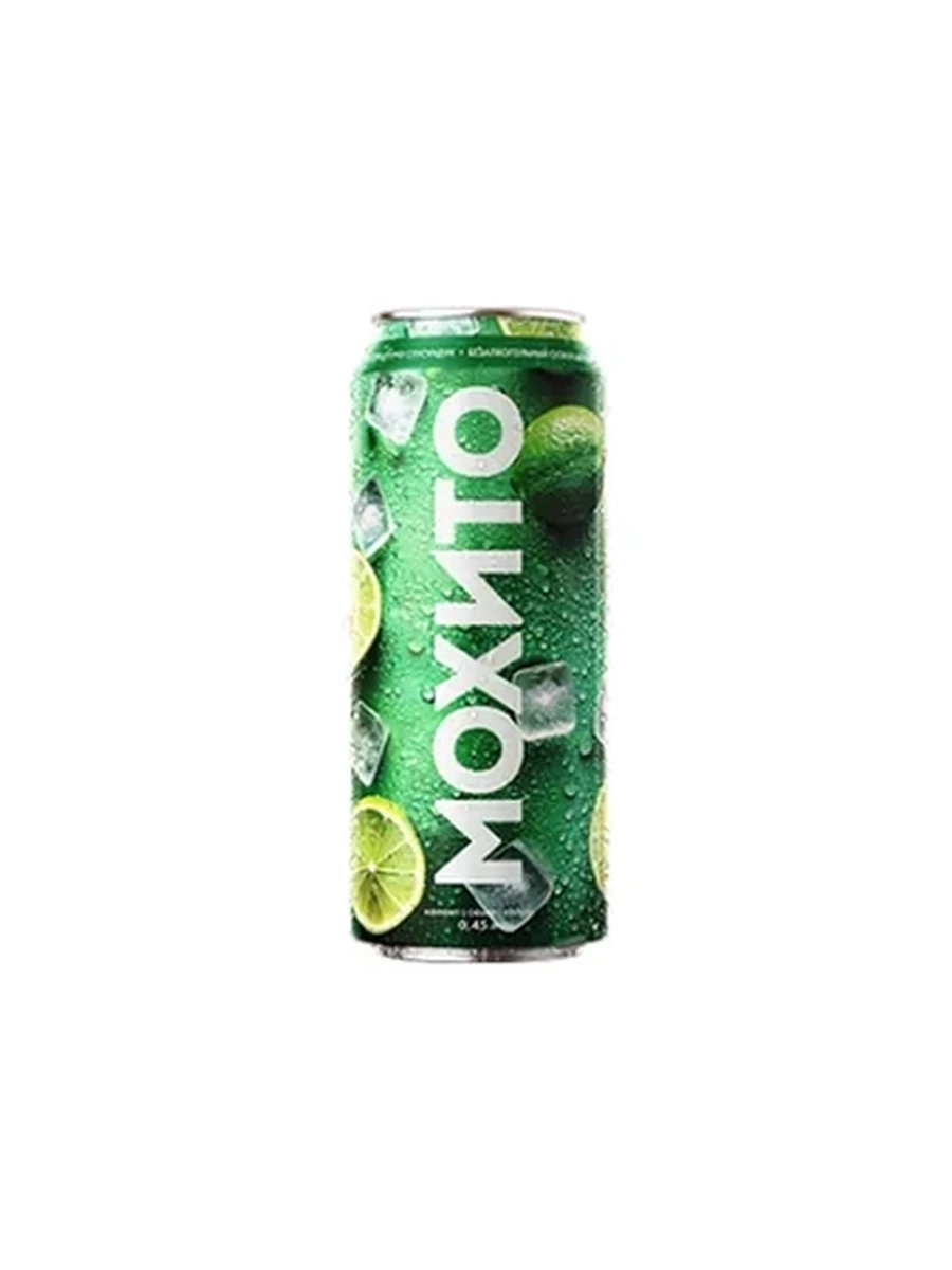 НАПИТОК БЕЗАЛКОГОЛЬНЫЙ NITRO FRESH МОХИТО Ж/Б 0,45Л