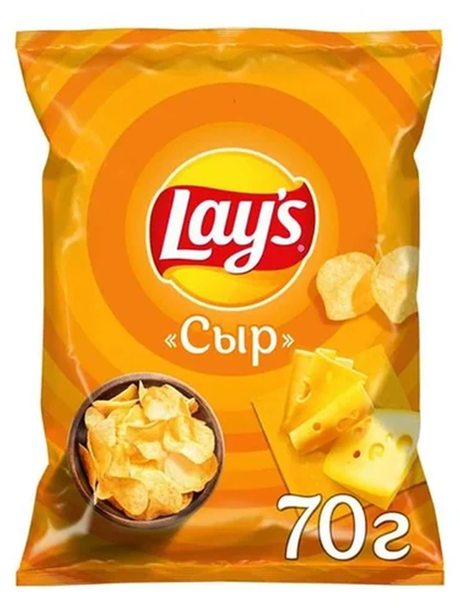 Чипсы Lay's сыр 70гр