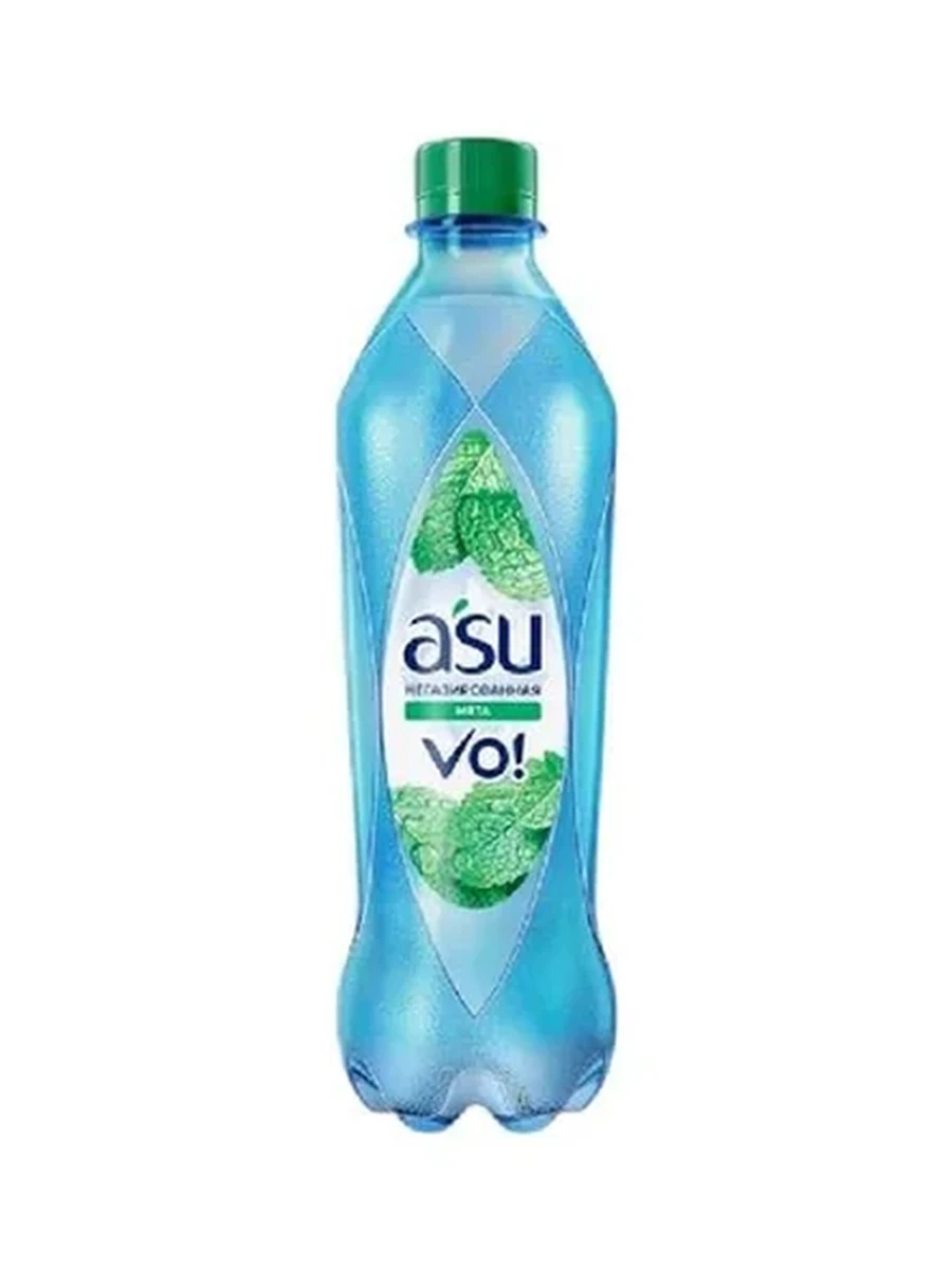 ВОДА А'SU БЕЗ ГАЗА СО ВКУСОМ МЯТЫ 1Л