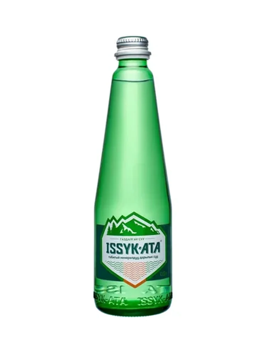 Вода Ыссык-Ата с газом ст/б 0,5л