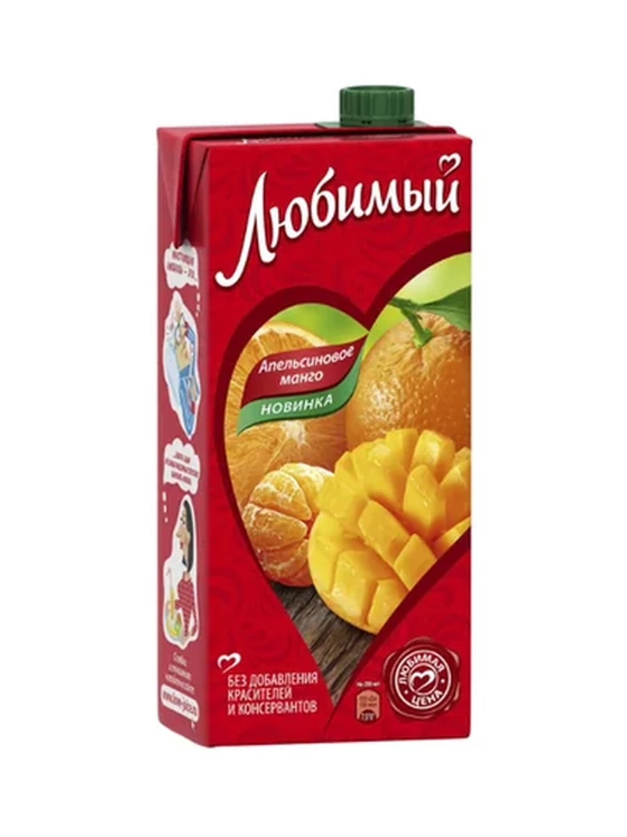 Напиток Любимый апел/манго/ман 1,93л