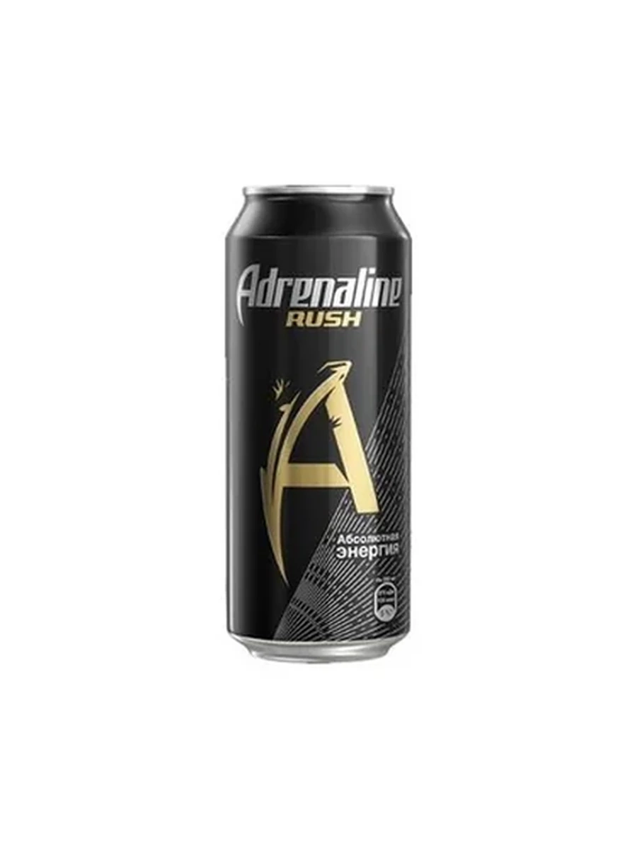 НАПИТОК ЭНЕРГЕТИЧЕСКИЙ ADRENALIN RUSH Ж/Б 0,449Л