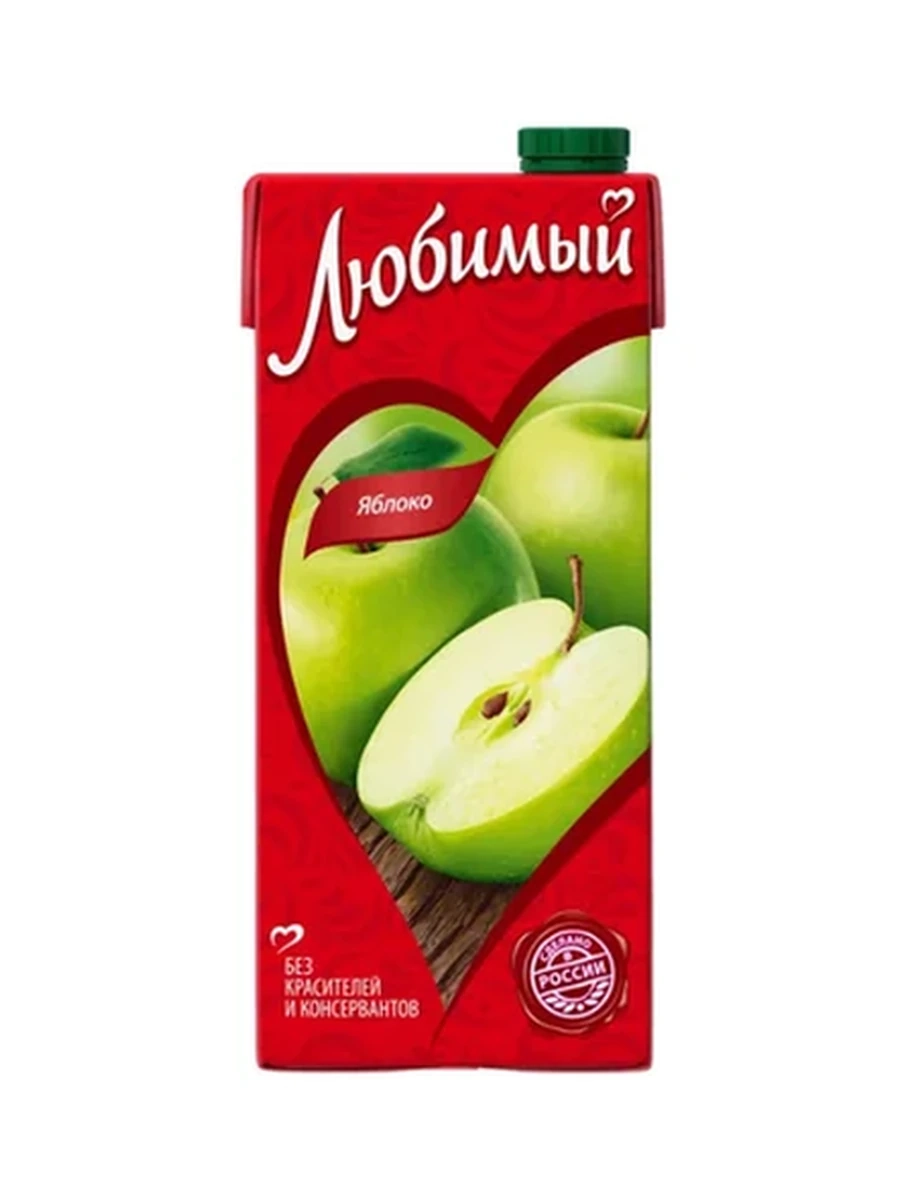 Нектар Любимый яблоко 0,95л