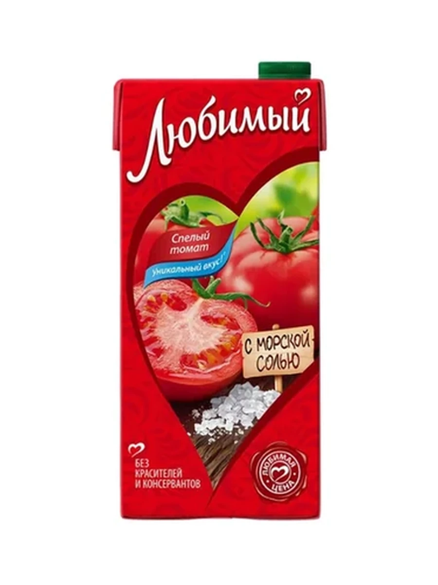 Сок Любимый томат 0,95л