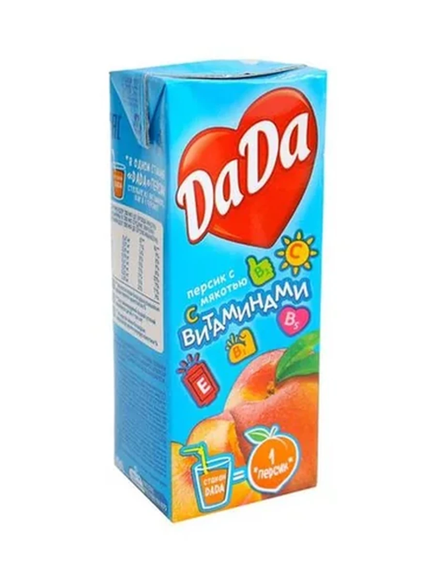 Нектар Da-Da персик 0,2л