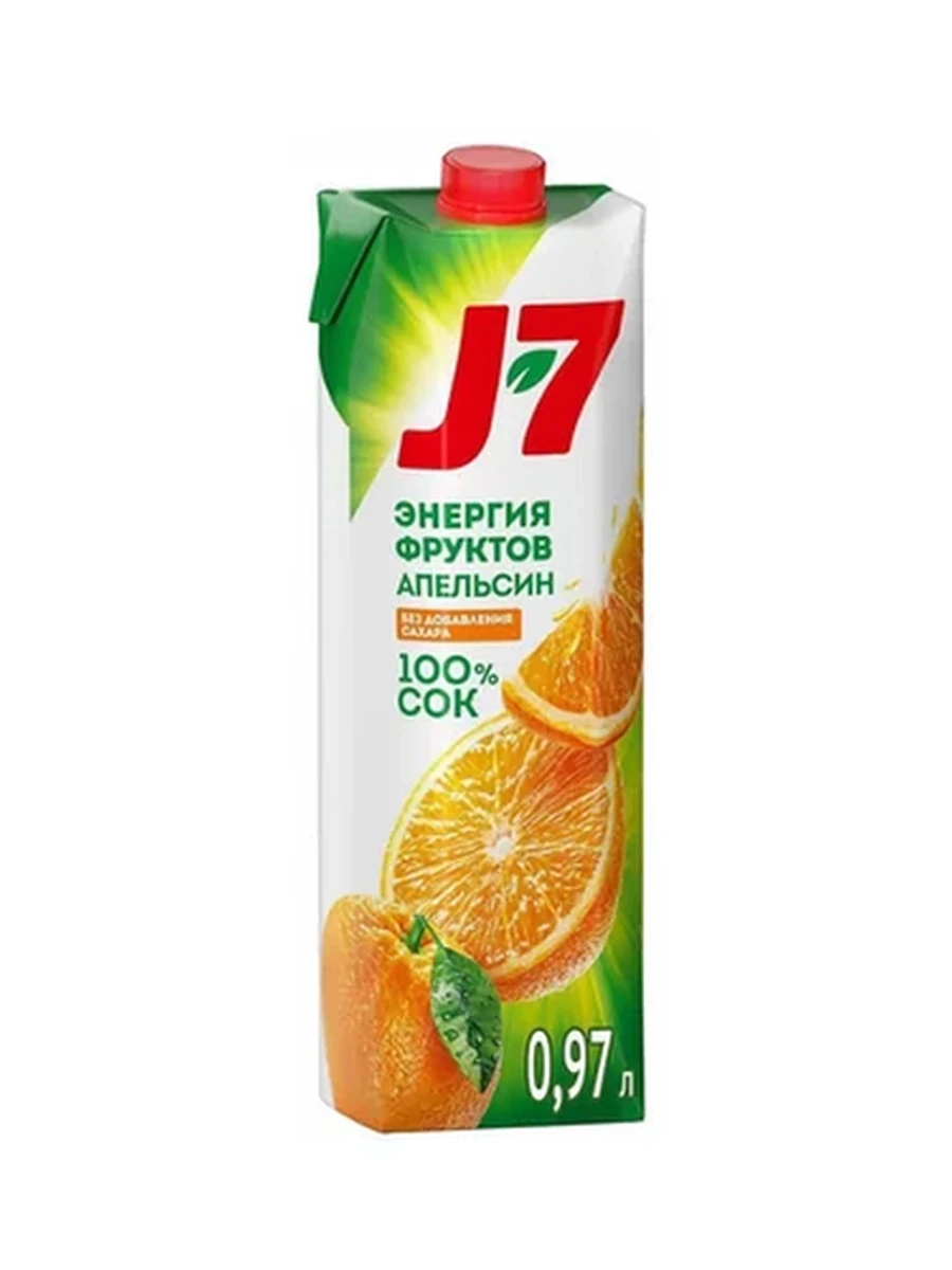 НЕКТАР J7 АПЕЛЬСИН Т/П 0,97Л