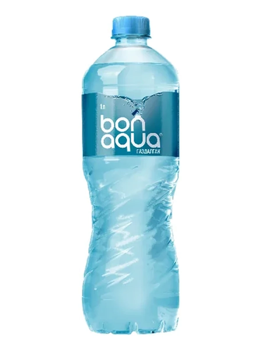 Вода Bonaqua с газом 1 л